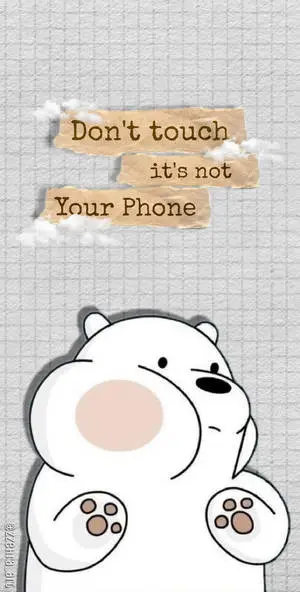Aesthetic Cartoon Squished Ice Bear