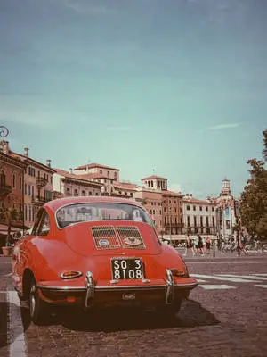 Aesthetic Vintage City iPad