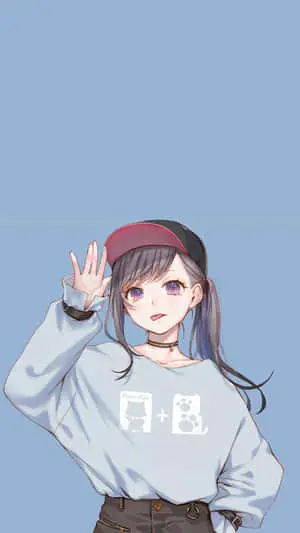 Pastel Blue Anime Profile Picture
