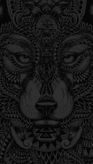 Anime Wolf Tribal Aesthetic