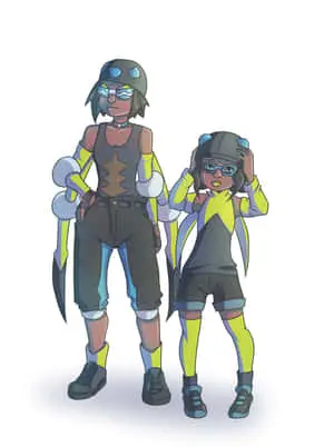 Araquanid And Dewpider Gijinka