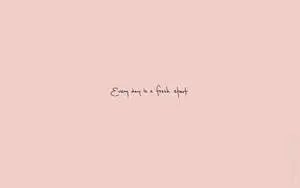 Beige Aesthetic Laptop With Quote