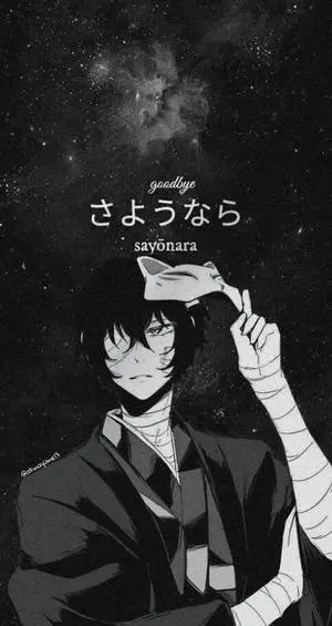 Emotive Black Aesthetic Anime Farewell Scene 