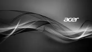 Black And White Acer Logo