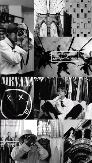 Black-And-White E-Girl Aesthetic BTS