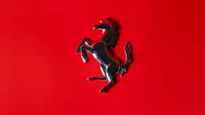 Black Red 4K Ferrari