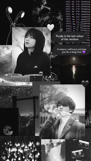 Black Shade BTS Member V Aesthetic