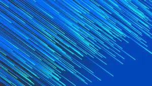 Blue 4K Minimalist Meteor Shower