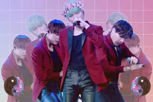 BTS In Pink Fan Art