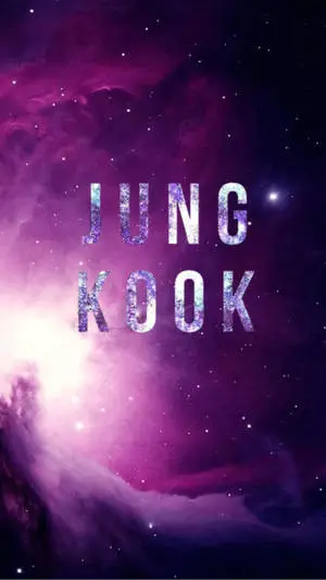 BTS Jungkook Name Purple Aesthetic