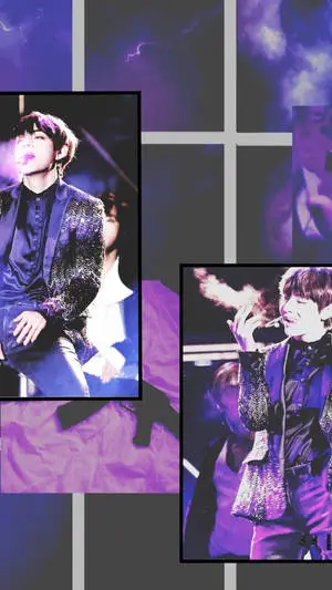 BTS Performer Purple Aesthetic