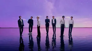 BTS Purple Reflection Aesthetic