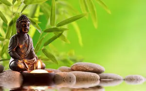 Buddha 3D Figurine With Candle