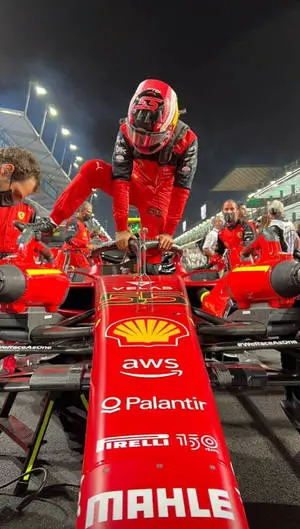  Caption: Carlos Sainz Jr. Competing in the Saudi Arabian Grand Prix 