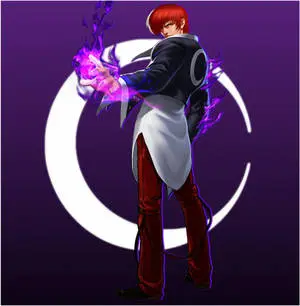 Chou ML Iori Yagami Moon Purple Aesthetic
