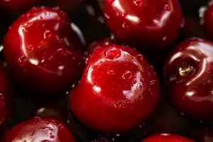 Fresh, Juicy Red Cherries 