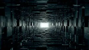 Closed Pathway Black 3D