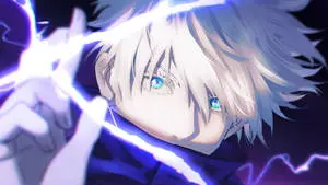 Cool Boy Anime With Glowing Eyes
