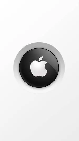 Cool iPhone White Apple Logo