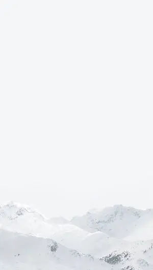Cool iPhone White Snowy Mountains