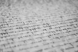 Cursive Notes Text
