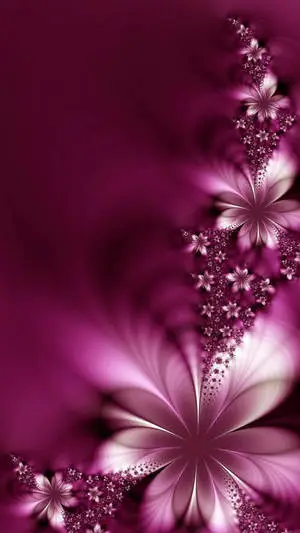 Cute 3D Phone Pink Floral