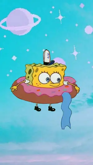 Get your favorite Spongebob character in a super cute aesthetic style! 