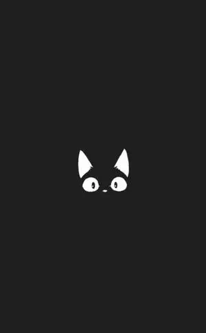 Cute Black And White Aesthetic Anime Cat