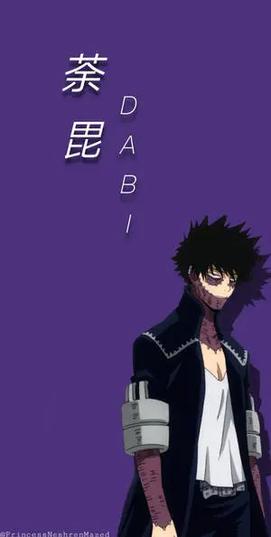 Cute Dabi Dark Purple