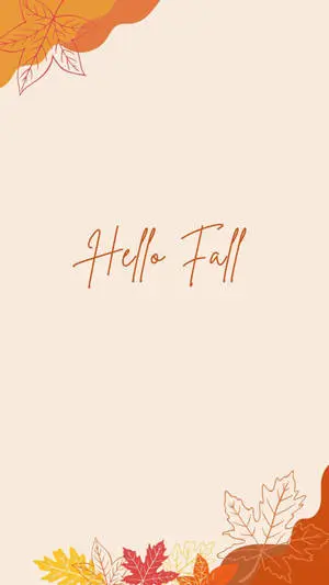 Cute Fall Aesthetic Card