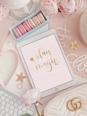 Pastel Stay Magic Cute Girly Ipad