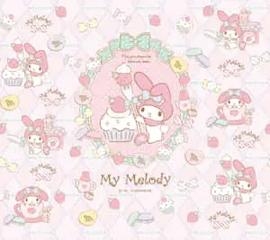 Cute My Melody With A Strawberry Cupcake