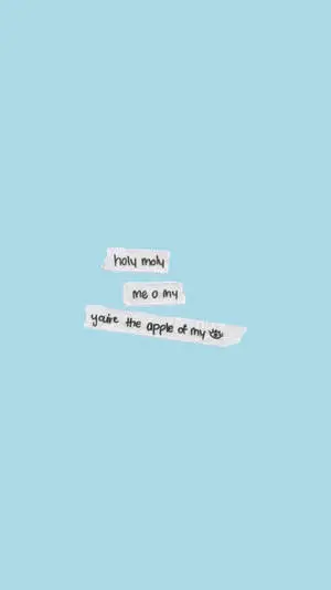 Cute Pastel Blue Aesthetic Love Letter