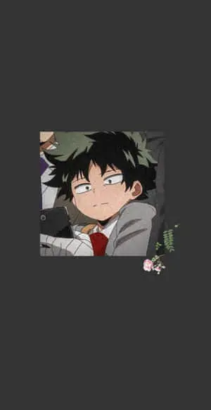 Dark Aesthetic Cartoon Izuku Midoriya 