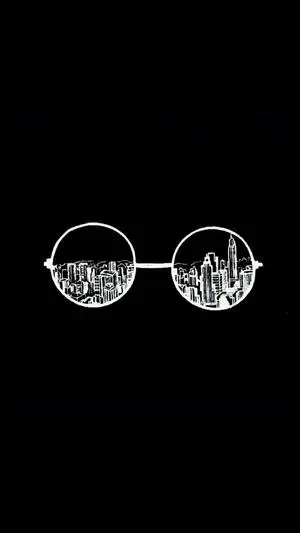 Dark Aesthetic Skyscrapers Glasses
