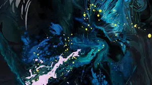 Dark Blue Abstract MacBook Pro Aesthetic 