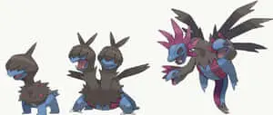 Dark Dragon Pokemon Deino in an Enchanting Forest