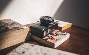 DSLR Camera Retro Aesthetic