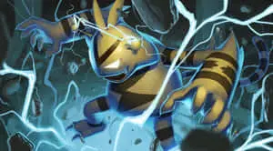 Electabuzz With Blue Thunder