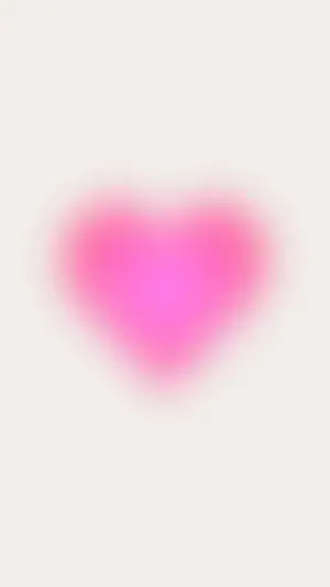 Faded Pink Heart Aura Aesthetic