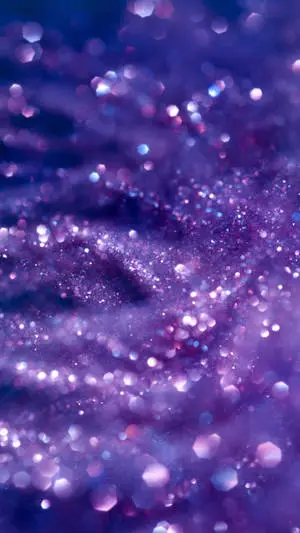 Fine Purple Glitter Sparkle iPhone