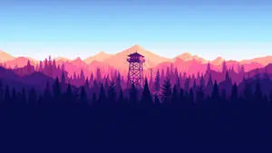Forest Landscape Pastel Tonal Contrasts