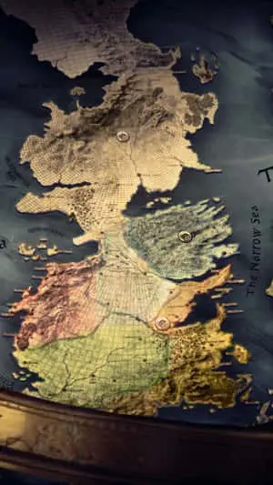 Game Of Thrones Map Vintage Aesthetic