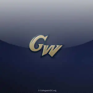 George Washington University Logo In Blue