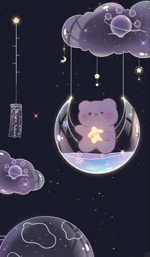 Girly Purple Aesthetic Galaxy Wallpaper 