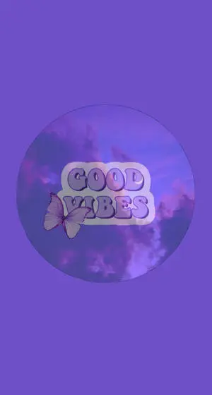 Good Vibes CD Purple Aesthetic Vibes