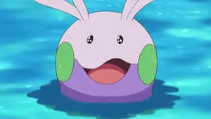 Goomy Ready to Dive Into the Water