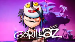 Gorillaz 4K 2D Purple Aesthetic