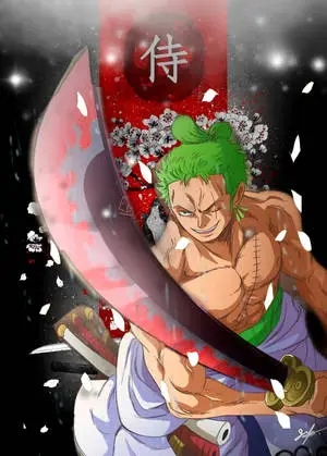 Graphic Art Anime Roronoa Zoro PFP