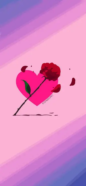 Heart With Rose Sailor Moon iPhone